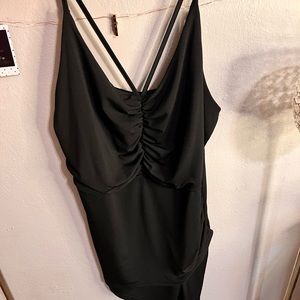 Shein curve black dress